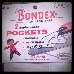 Antique Bondex hot iron tape replacement -unopened